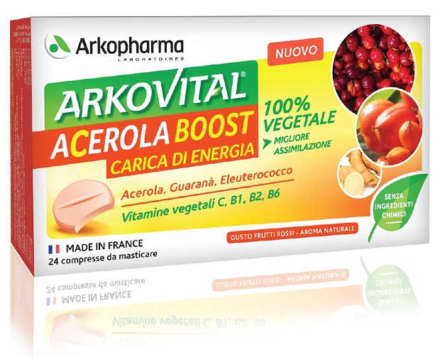 ARKOVITAL ACEROLA BOOST 24 COMPRESSE - FarmaLucia