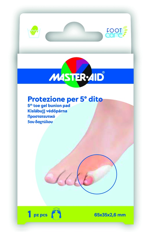 PROTEZIONE IN GEL MASTER-AID FOOTCARE 5 DITO 1 PEZZO C15 - FarmaLucia