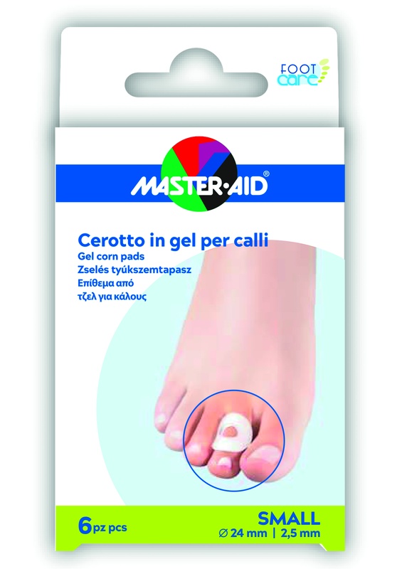CEROTTO PROTEZIONE CALLI MASTER-AID FOOTCARE IN GEL SMALL 6 PEZZI B10 - FarmaLucia