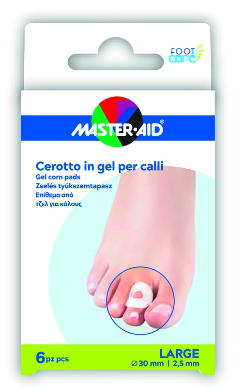 CEROTTO PROTEZIONE CALLI MASTER-AID FOOTCARE IN GEL LARGE 6 PEZZI B11 - FarmaLucia