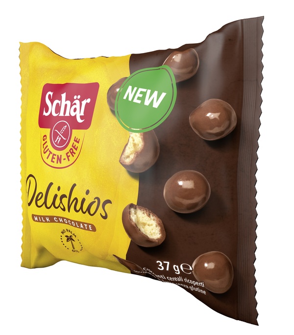 SCHAR DELISHIOS CEREALI RICOPERTI CON CIOCCOLATO AL LATTE 37 G - FarmaLucia