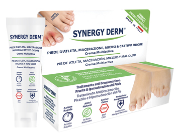 SYNERGY DERM CREMA PIEDE ATLETA MACERAZIONE SUDORE - FarmaLucia