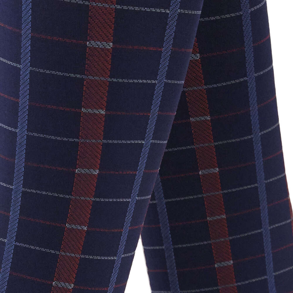 SCOTTISH KNEE-HIGH 100 UNISEX GAMBALETTO FANTASIA BLU NAVY XL - FarmaLucia