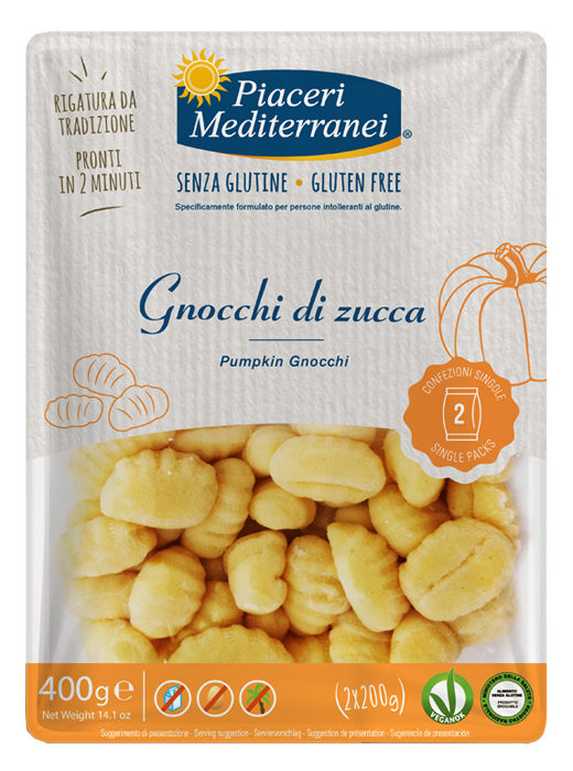 PIACERI MEDITERRANEI GNOCCHI DI ZUCCA 400 G - FarmaLucia
