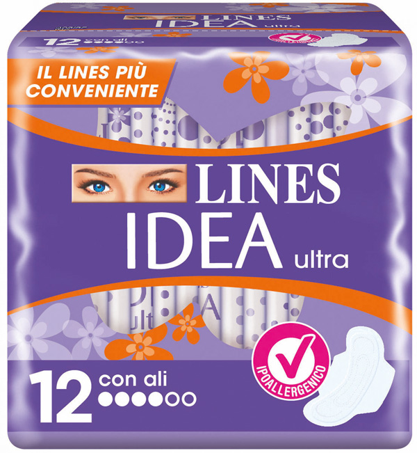 IDEA ULTRA ASSORBENTE GIORNO CON ALI 12 PEZZI - FarmaLucia