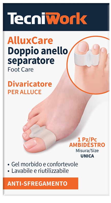 ALLUX CARE SEPARATORE E DIVARICATORE PER ALLUCE A DOPPIO ANELLO - FarmaLucia