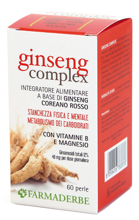 GINSENG COMPLEX EXTRACT 60 PERLE - FarmaLucia