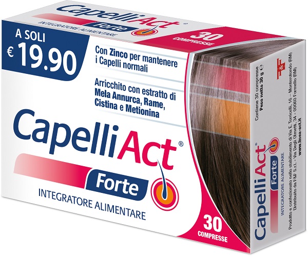 CAPELLI ACT FORTE 30 COMPRESSE - FarmaLucia
