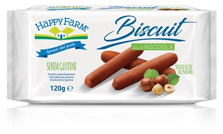 HAPPY FARM BISCUIT NOCCIOLA 120 G - FarmaLucia