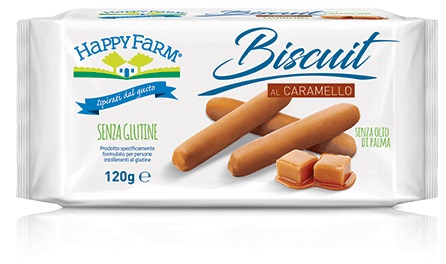 HAPPY FARM BISCUIT CARAMELLO 120 G - FarmaLucia