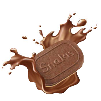 HAPPY FARM BISCOTTO CIALDA RIPIENO DI CREMA NOCCIOLA - SNAKIS NOCCIOLA 104 G - FarmaLucia
