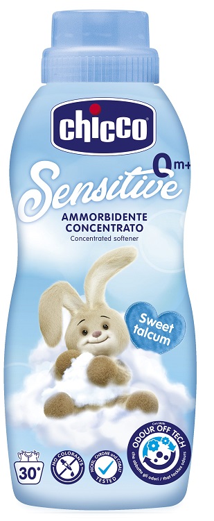 CHICCO SENSITIVE 0M+ AMMORBIDENTE CONCENTRATO SWEET TALCUM 750 ML - FarmaLucia