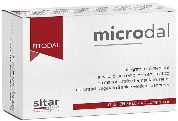 MICRODAL 40 COMPRESSE FITODAL - FarmaLucia