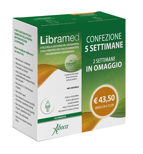 LIBRAMED TRATTAMENTO 5 SETTIMANE 138 + 84 COMPRESSE - FarmaLucia