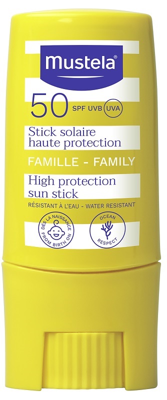 MUSTELA STICK SOLARE PROTEZIONE MOLTO ALTA SPF50 9 ML - FarmaLucia