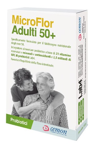 MICROFLOR ADULTI 50+ 30 CAPSULE - FarmaLucia
