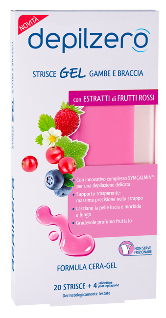 DEPILZERO STRISCE GEL GAMBE BRACCIA 20 PEZZI - FarmaLucia