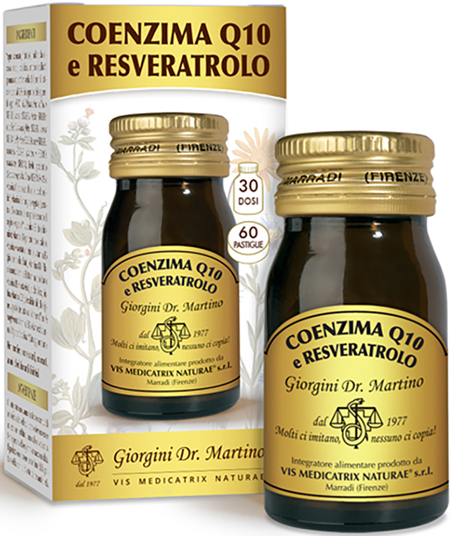 COENZIMA Q10 E RESVERATROLO 60 PASTIGLIE - FarmaLucia