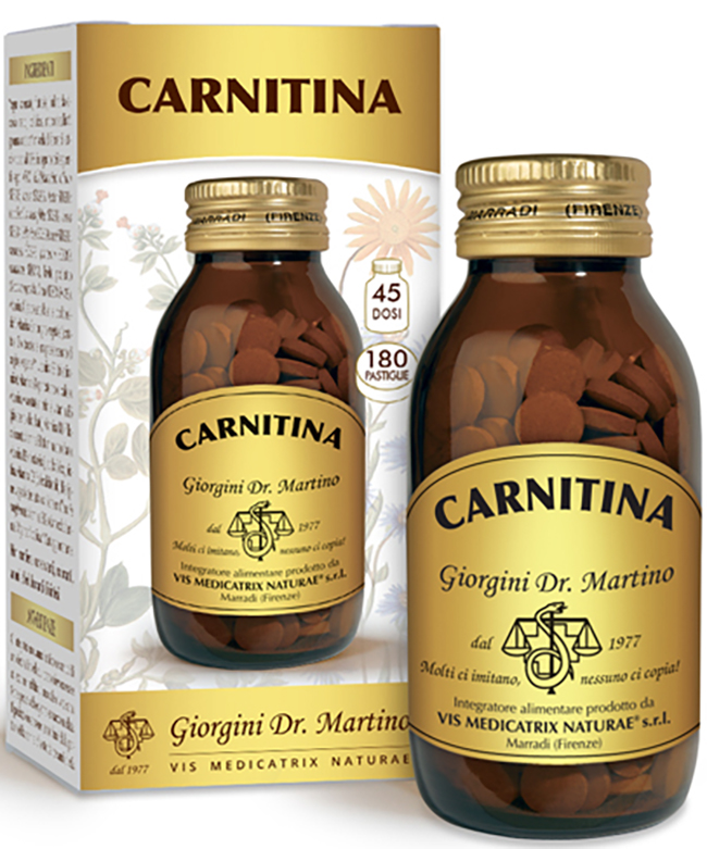 CARNITINA 180 PASTIGLIE - FarmaLucia