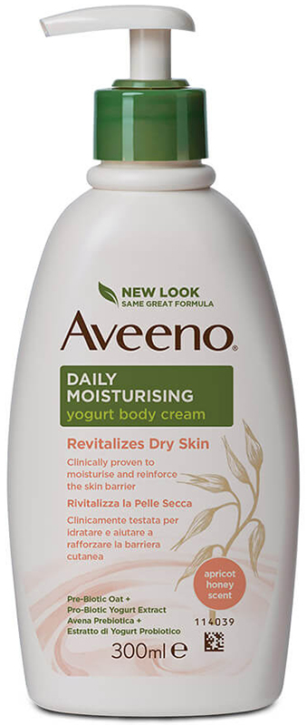 AVEENO CREMA CORPO YOGURT ALBICOCCA&MIELE 300 ML - FarmaLucia