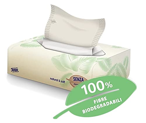 TEMPO BOX FAZZOLETTI NATURAL&SOFT 70 PEZZI - FarmaLucia