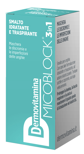 DERMOVITAMINA MICOBLOCK 3 IN 1 SMALTO IDRATANTE E TRASPIRANTE TURCHESE 5 ML - FarmaLucia