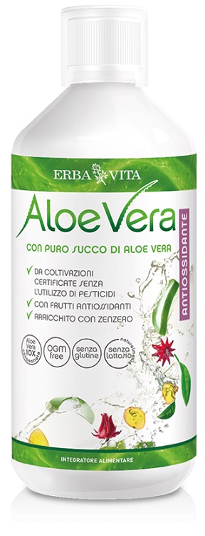 ALOE VERA PURO SUCCO ANTIOSSIDANTE 500 ML - FarmaLucia