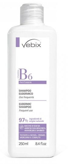 VEBIX PHYTAMIN SHAMPOO USO QUOTIDIANO EUDERMICO 250 ML - FarmaLucia
