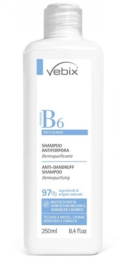 VEBIX PHYTAMIN SHAMPOO ANTIFORFORA DERMOPURIFICANTE 250 ML - FarmaLucia