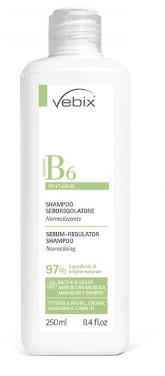 VEBIX PHYTAMIN SHAMPOO SEBOREGOLATORE NORMALIZZANTE 250 ML - FarmaLucia