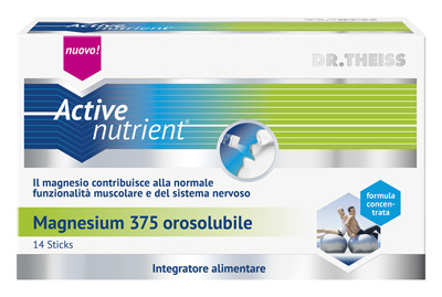 THEISS ACTIVE NUTRIENT MAGNESIUM 375 14 STICK OROSOLUBILI - FarmaLucia