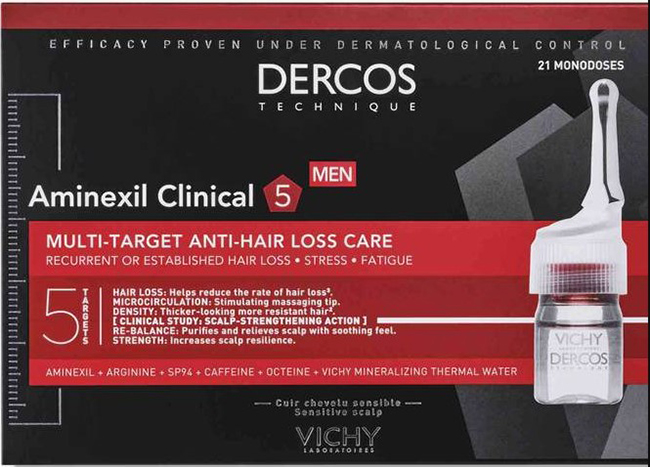 DERCOS AMINEXIL UOMO 12 FIALE 6 ML - FarmaLucia