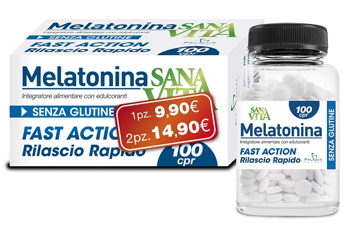 SANAVITA MELATONINA 100 COMPRESSE - FarmaLucia