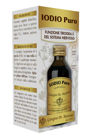 IODIO PURO ANALCOLICO 100 ML - FarmaLucia