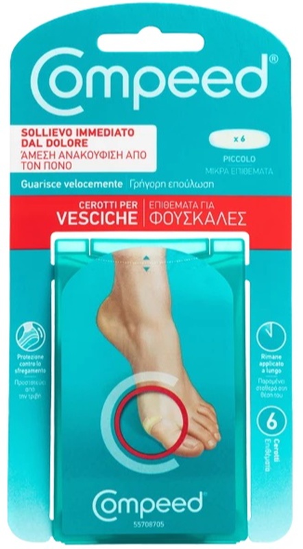 COMPEED CEROTTI PER VESCICHE PICCOLO 6 PEZZI - FarmaLucia