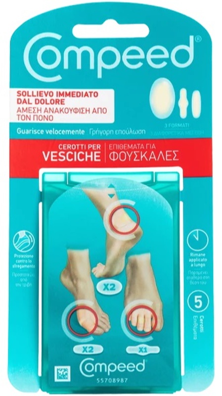 COMPEED CEROTTI PER VESCICHE MISTO 5 PEZZI - FarmaLucia