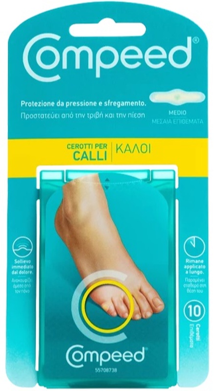 COMPEED CEROTTI PER CALLI MEDIO 10 PEZZI - FarmaLucia