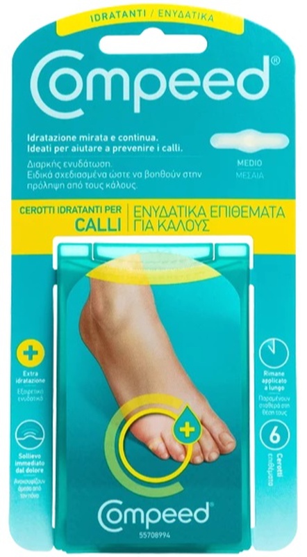 COMPEED CEROTTI PER CALLI IDRATANTI 6 PEZZI - FarmaLucia