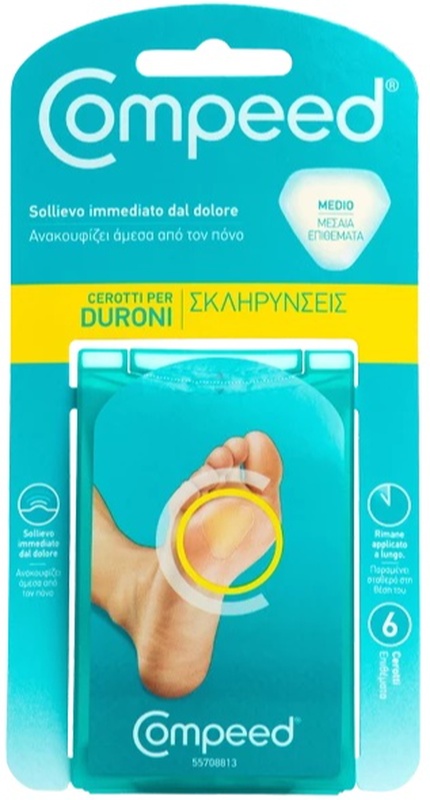 COMPEED CEROTTI PER DURONI MEDIO 6 PEZZI - FarmaLucia