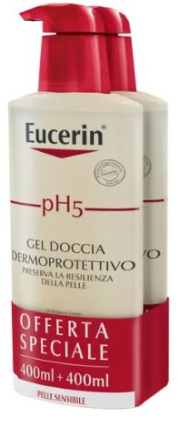 EUCERIN BIPACCO PH5 GEL DOCCIA 400 ML + 400 ML - FarmaLucia