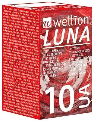 WELLION STRISCE PER LA DETERMINAZIONE DELL'ACIDO URICO 10 PEZZI - FarmaLucia