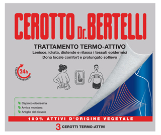 DR BERTELLI CEROTTO TERMO-ATTIVO 3 PEZZI - FarmaLucia