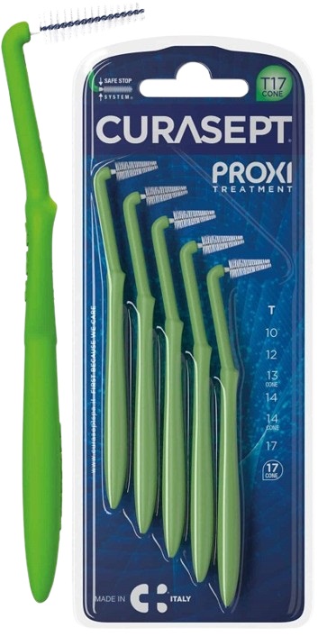 CURASEPT PROXI ANGLE P09 VERDE CHIARO/LIGHT GREEN 5 PEZZI - FarmaLucia