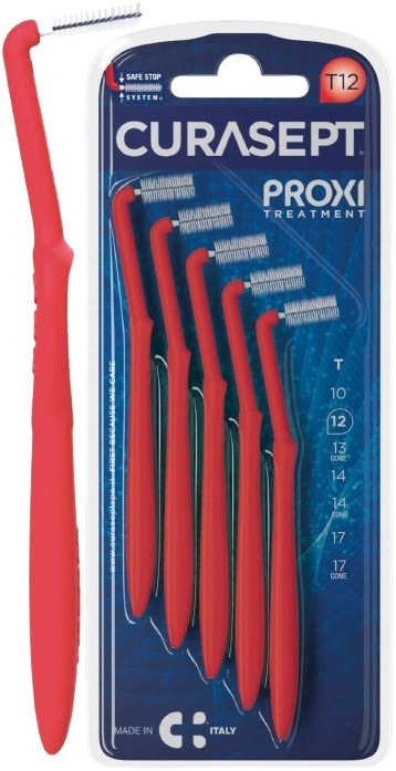 CURASEPT PROXI ANGLE T12 ROSSO/RED 5 PEZZI - FarmaLucia