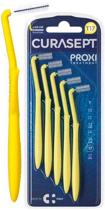 CURASEPT PROXI ANGLE T17 GIALLO/YELLOW 5 PEZZI - FarmaLucia