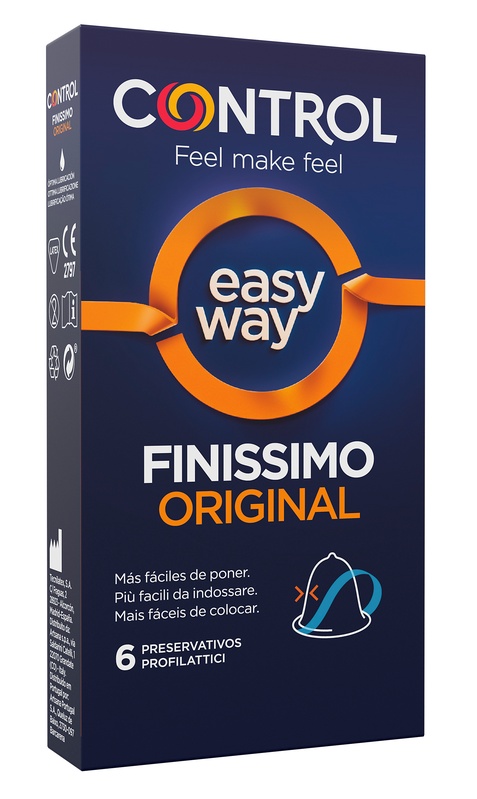 PROFILATTICO CONTROL EASY WAY FINISSIMO ORIGINAL 6 PEZZI - FarmaLucia