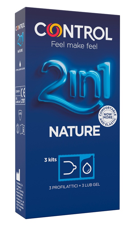 CONTROL 2IN1 NATURE 2,0 + NATURE LUBE 3+ 3 PEZZI - FarmaLucia