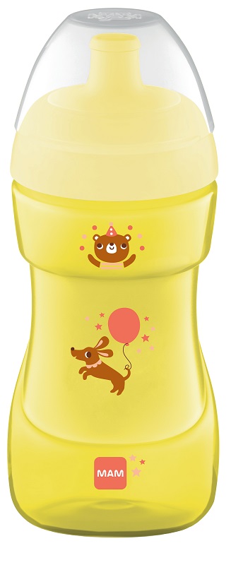 MAM TAZZA SPORTS 330 ML 12+ BECCUCCIO RIGIDO NEUTRO - FarmaLucia