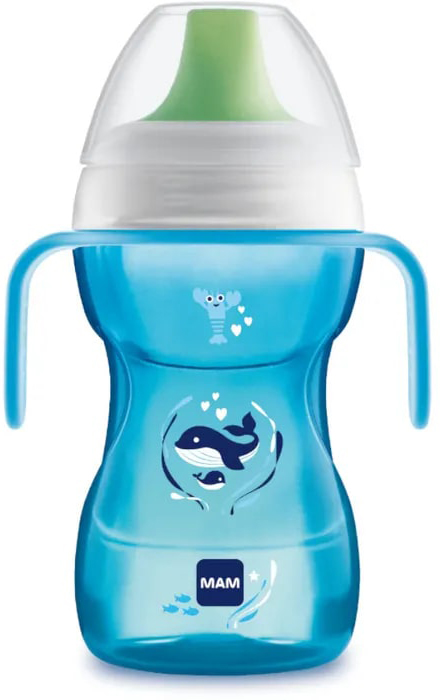 MAM TAZZA FUN TO DRINK 270 ML 8+ BECCUCCIO RIGIDO MASCHIO - FarmaLucia