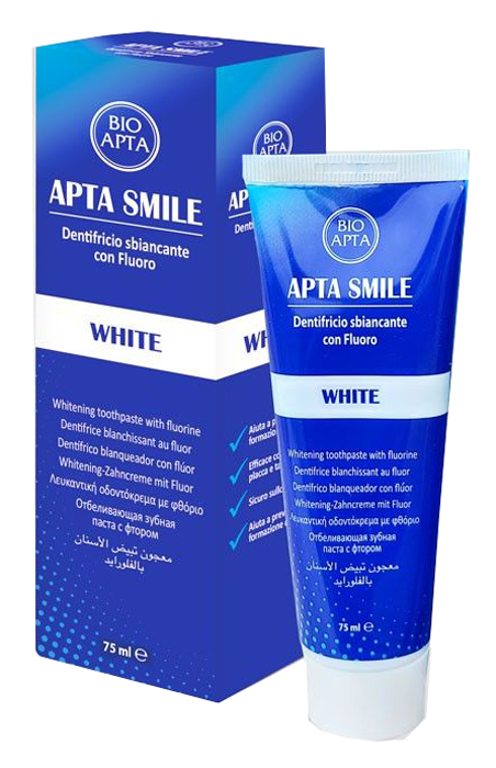 APTASMILE DENTIFRICIO SBIANCANTE 75 ML - FarmaLucia